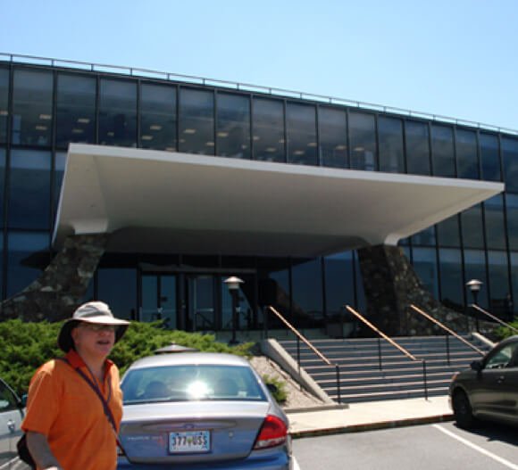 Hector Zenil with Greg Chaitin at IBM Thomas J. Watson Research Center