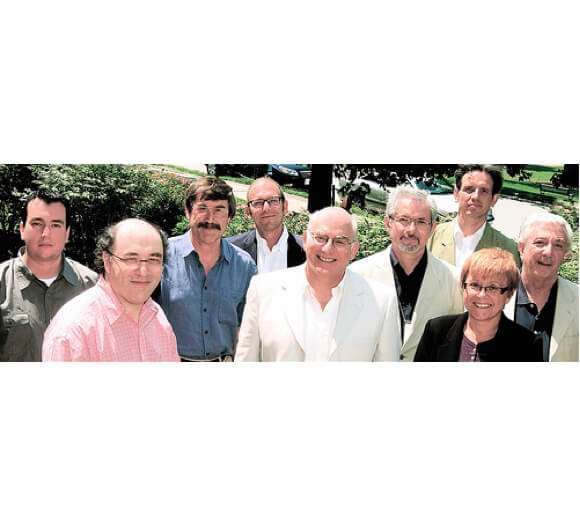 Hector Zenil with Stephen Wolfram, Paul Davies, Ugo Pagallo, Greg Chaitin, Cris Calude, Karl Svozil, Gordana Dodig-Crnkovic and John Casti at the NKS Conference